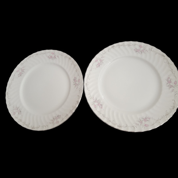 Gold Standard Dinner Plates Quality Porcelain China Made in Japan MCM Set of 2 - Picture 7 of 9